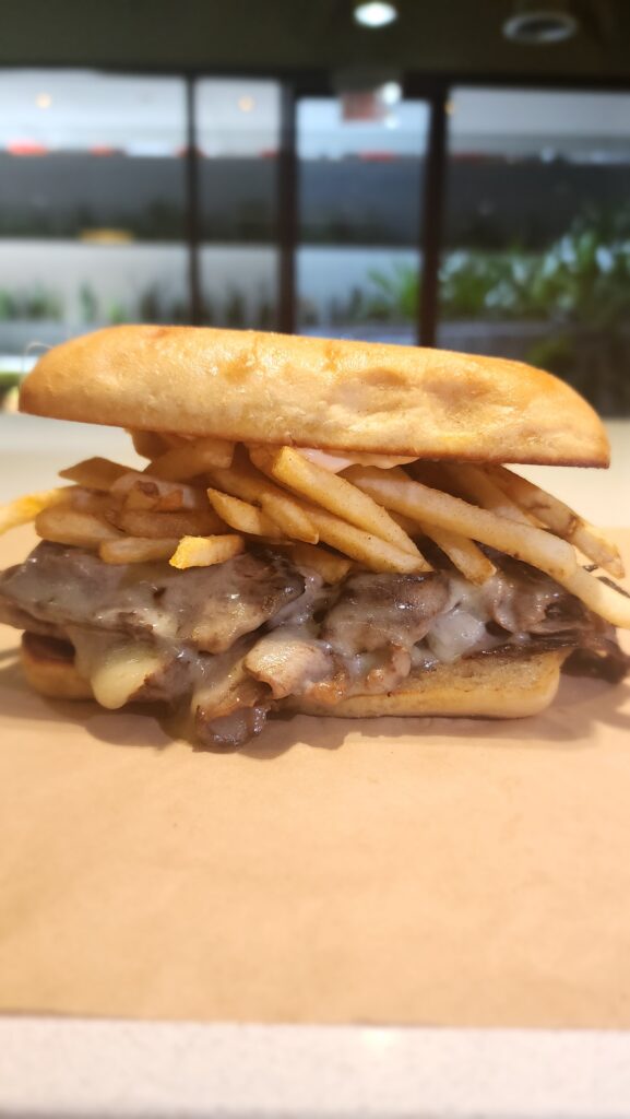 Steak Cheese Ciabatta with Fries Sandwich | JFC Deli Provisions